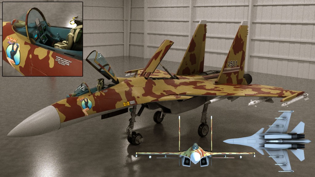 ESH-2501 Modern Fighter Jet preview image 1